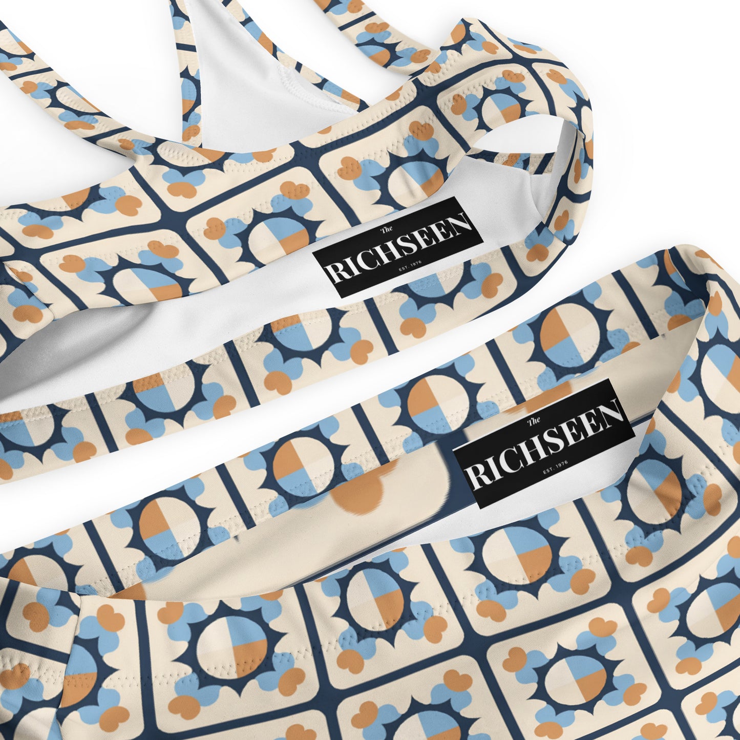 Recycled high-waisted bikini