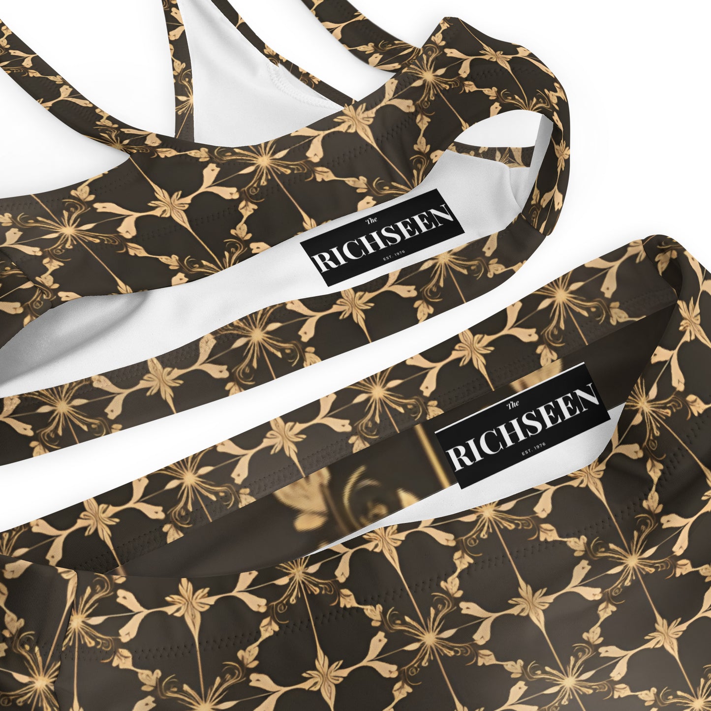 Recycled high-waisted bikini