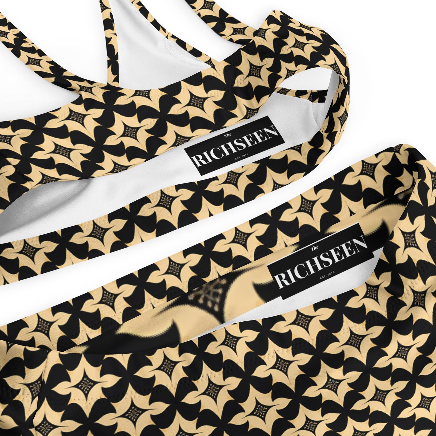 Recycled high-waisted bikini