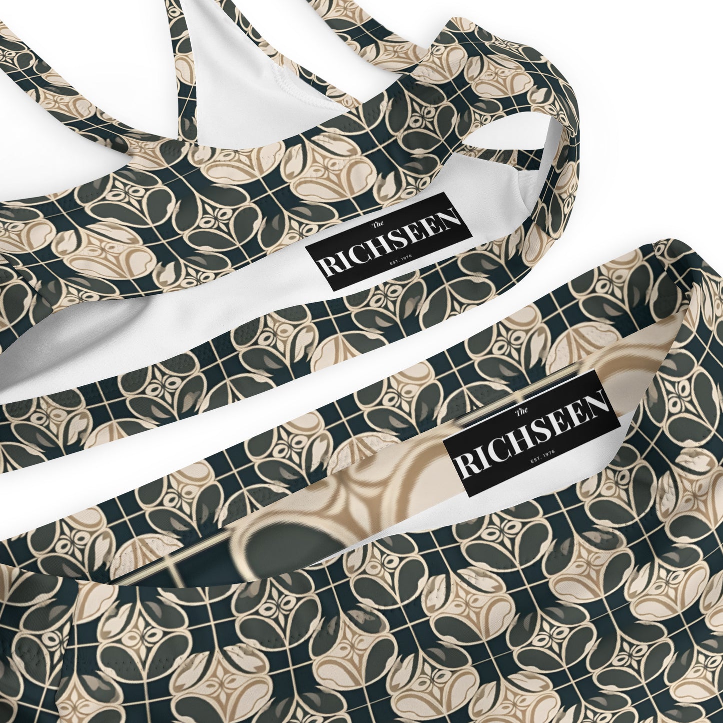 Recycled high-waisted bikini