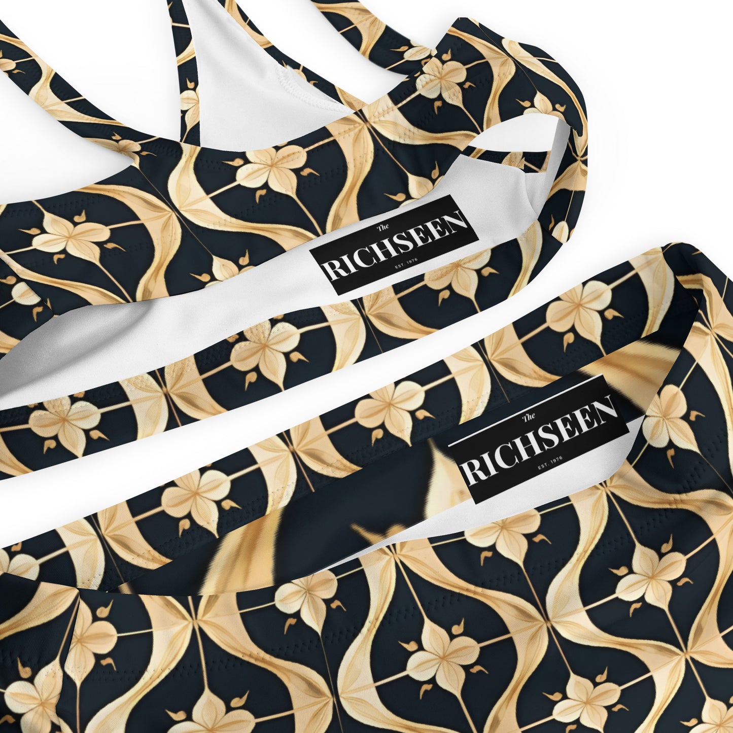 Recycled high-waisted bikini