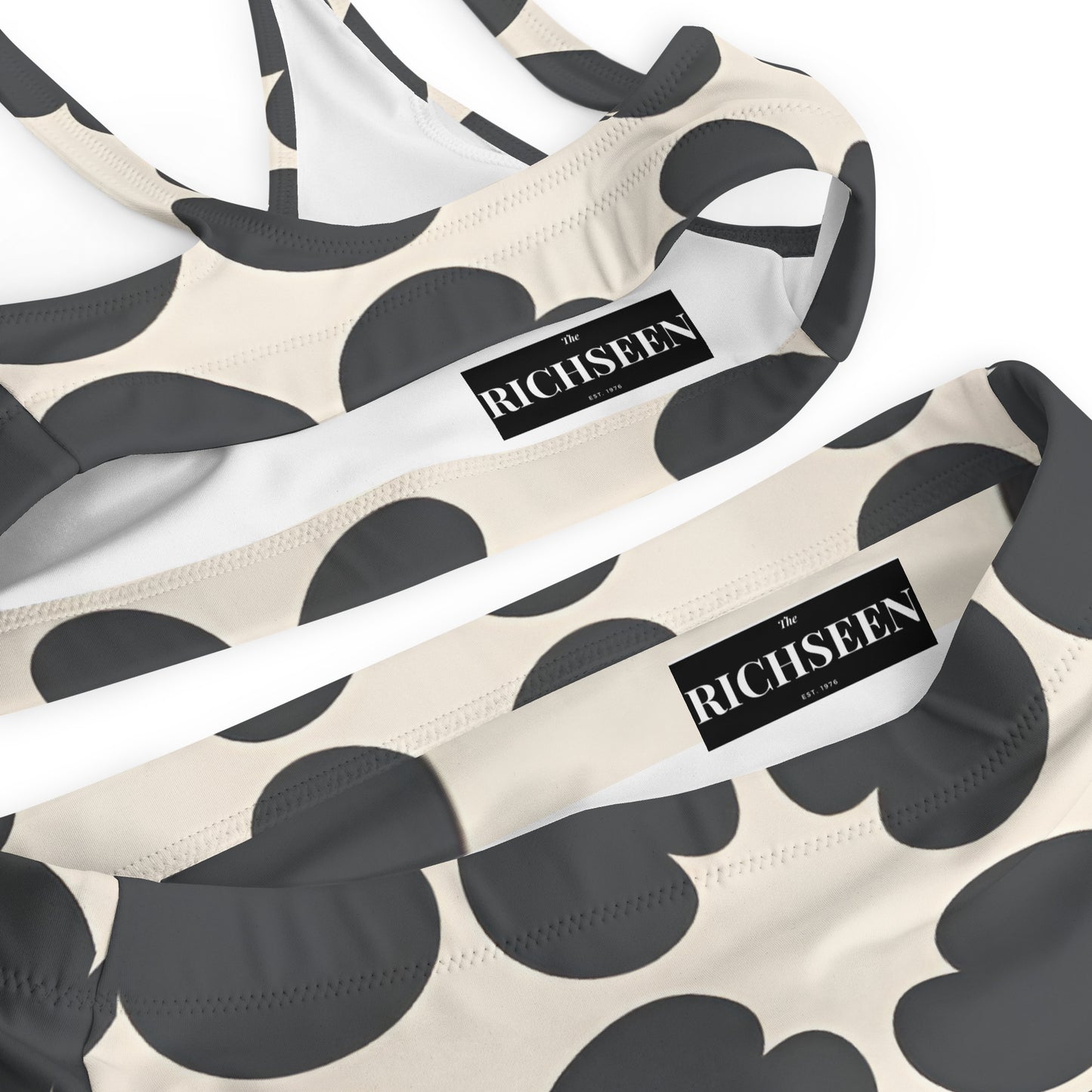 Recycled high-waisted bikini