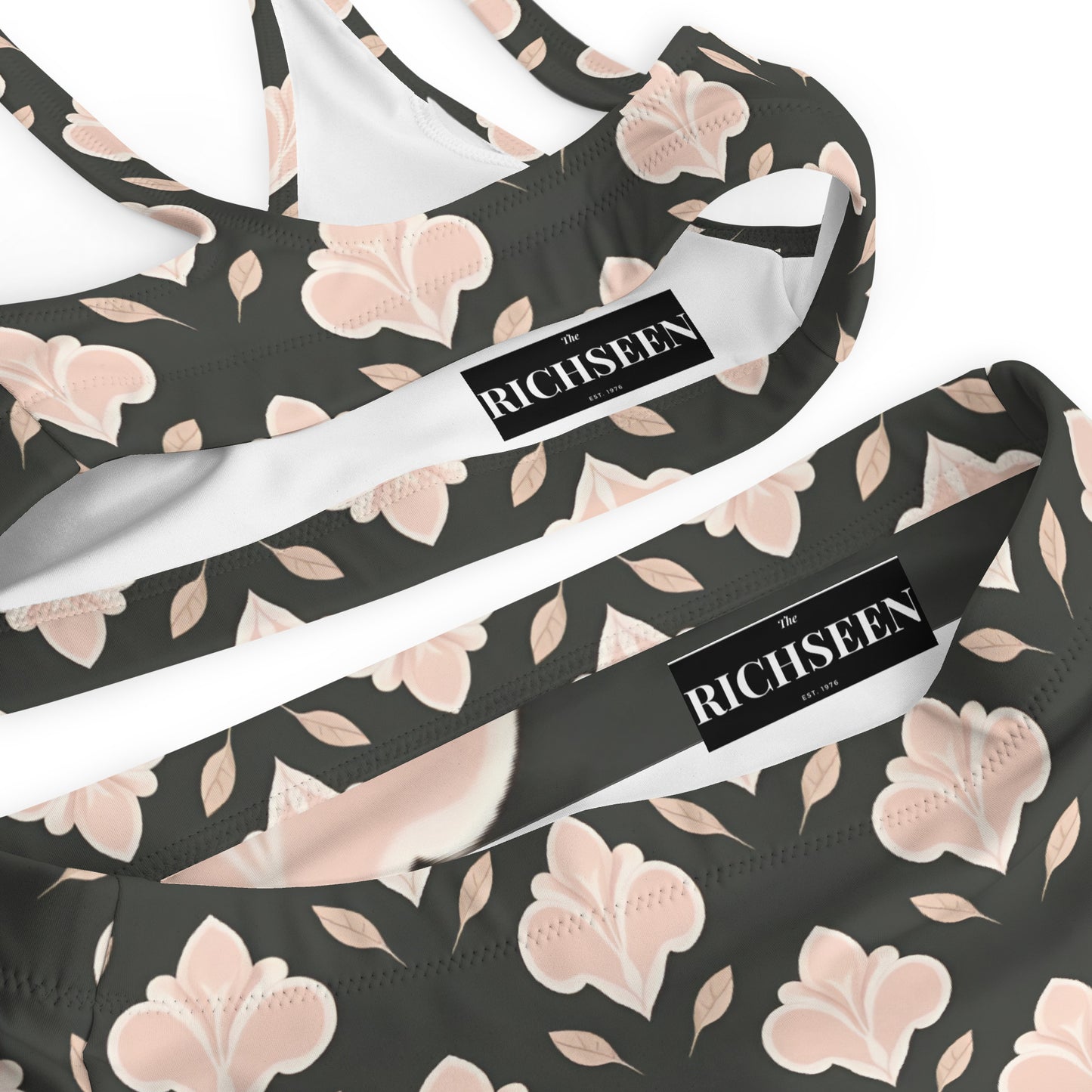 Recycled high-waisted bikini