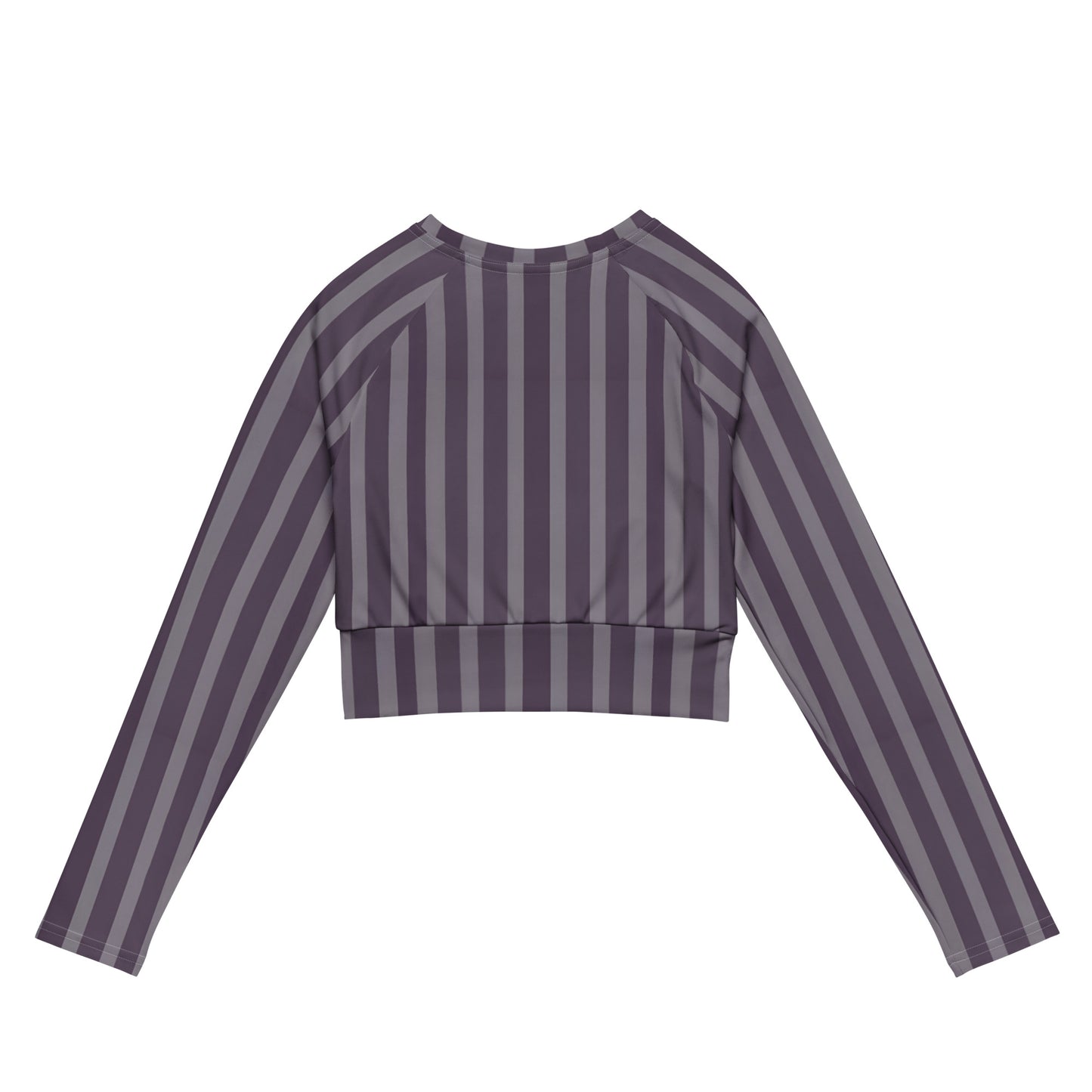 Recycled long-sleeve crop top