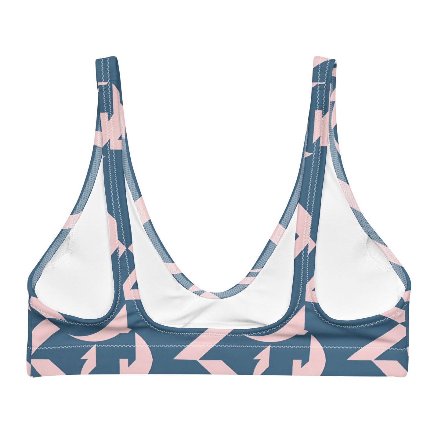 Recycled padded bikini top