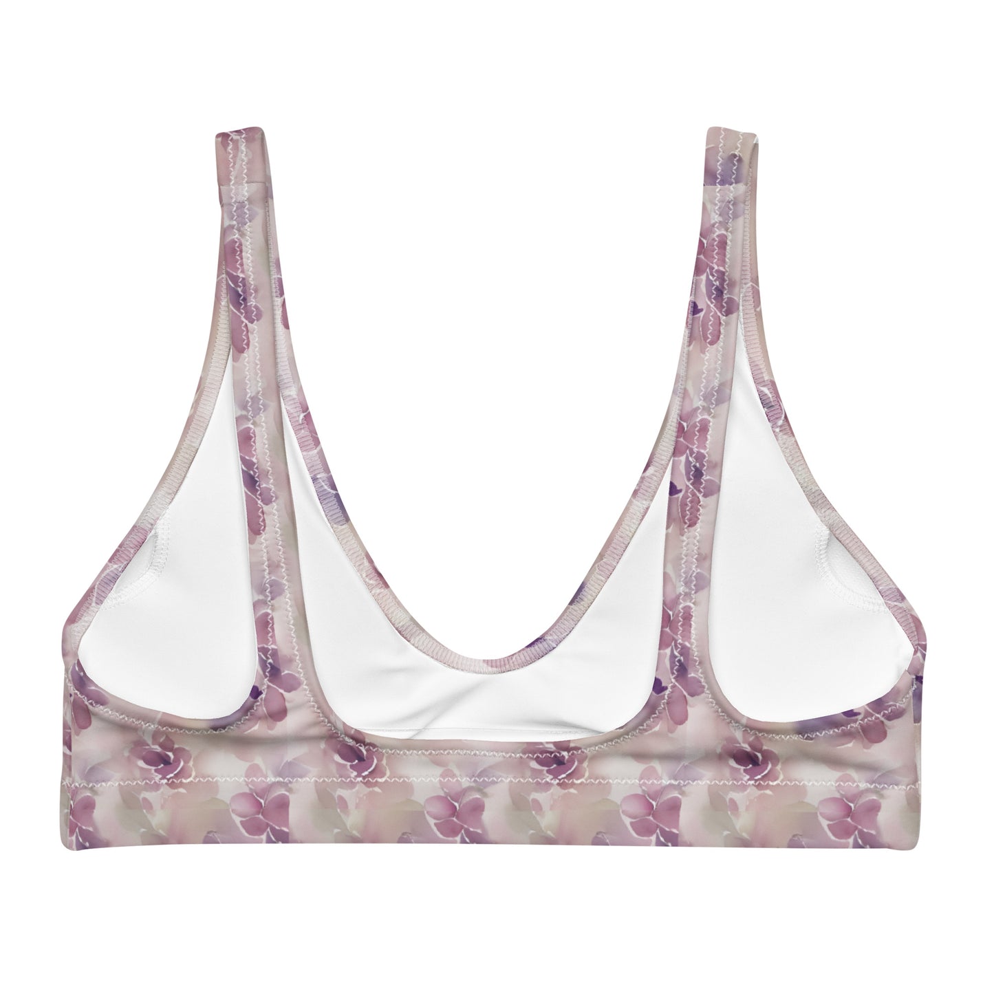 Recycled padded bikini top