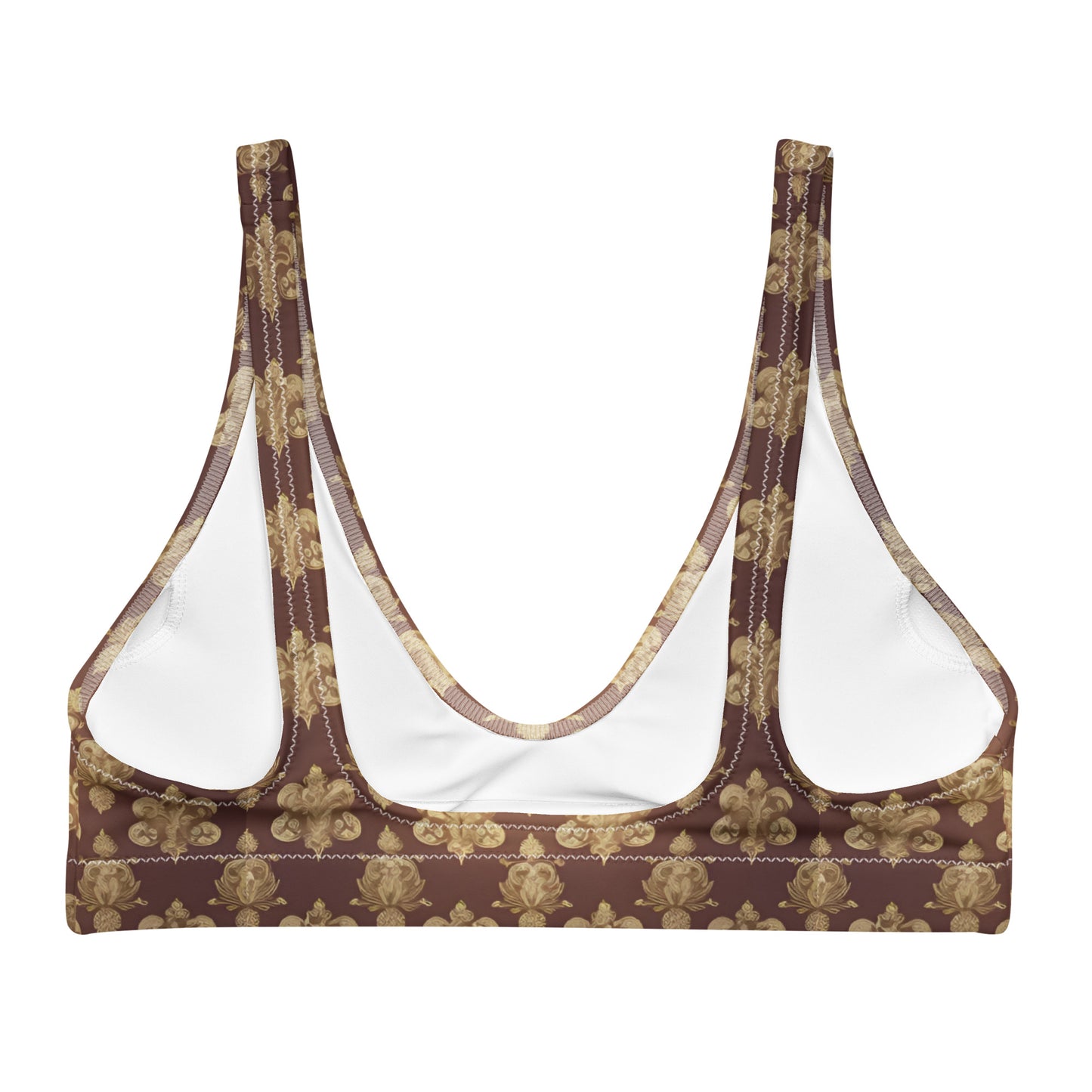 Recycled padded bikini top