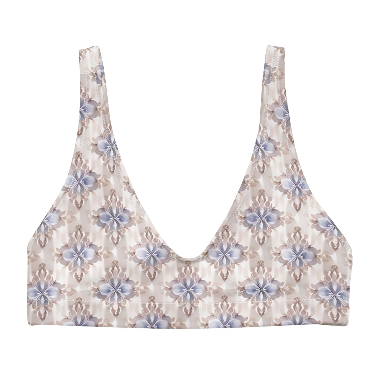 Recycled padded bikini top