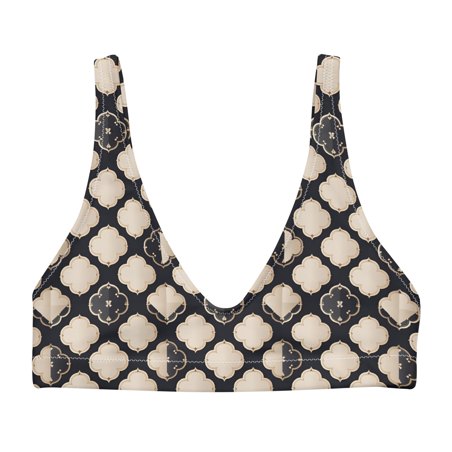 Recycled padded bikini top