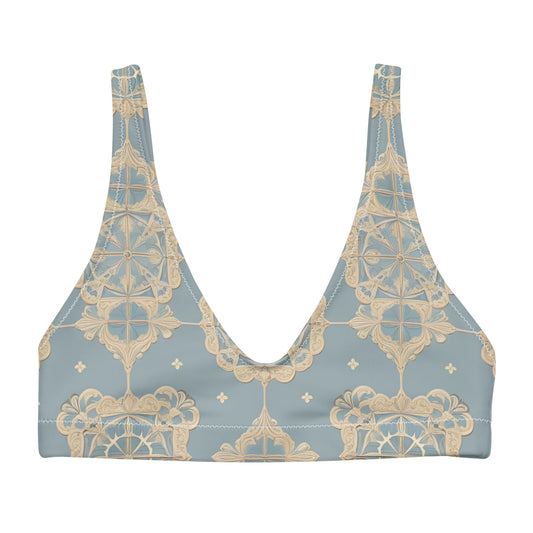 Recycled padded bikini top