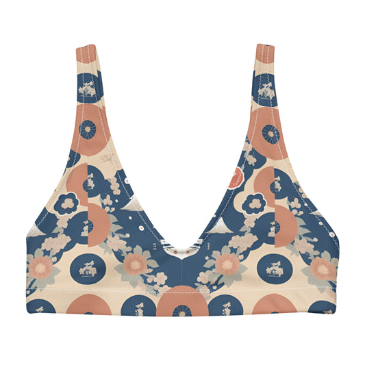 Recycled padded bikini top