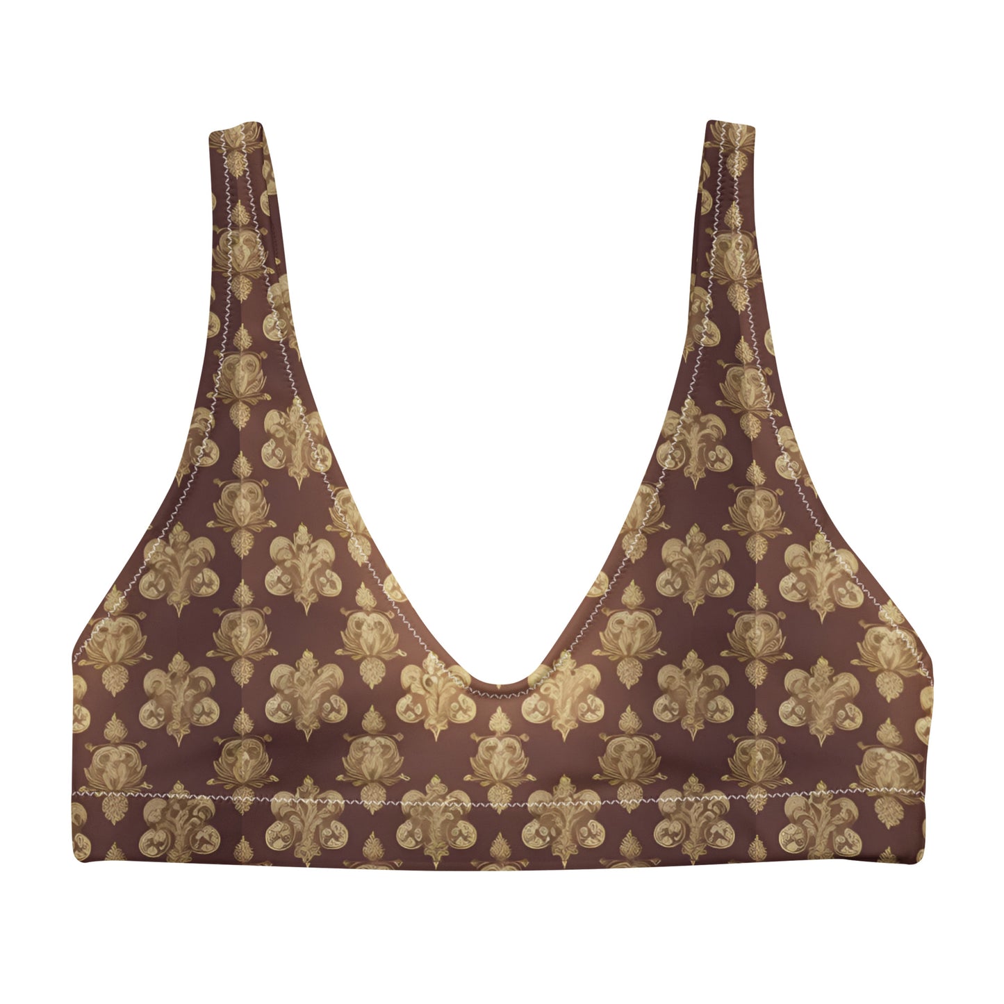 Recycled padded bikini top