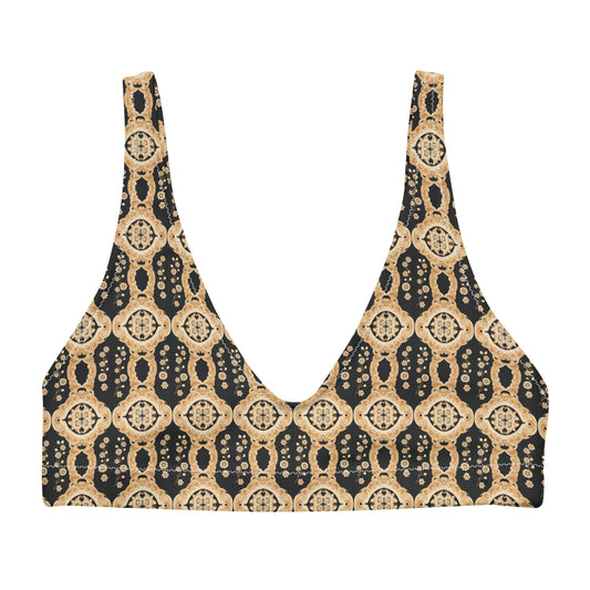 Recycled padded bikini top