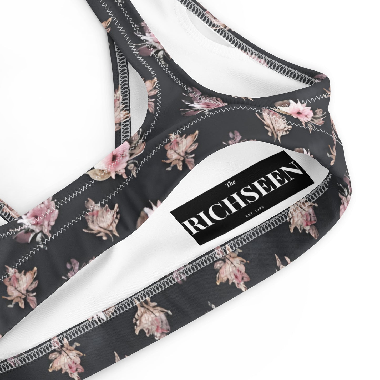 Recycled padded bikini top