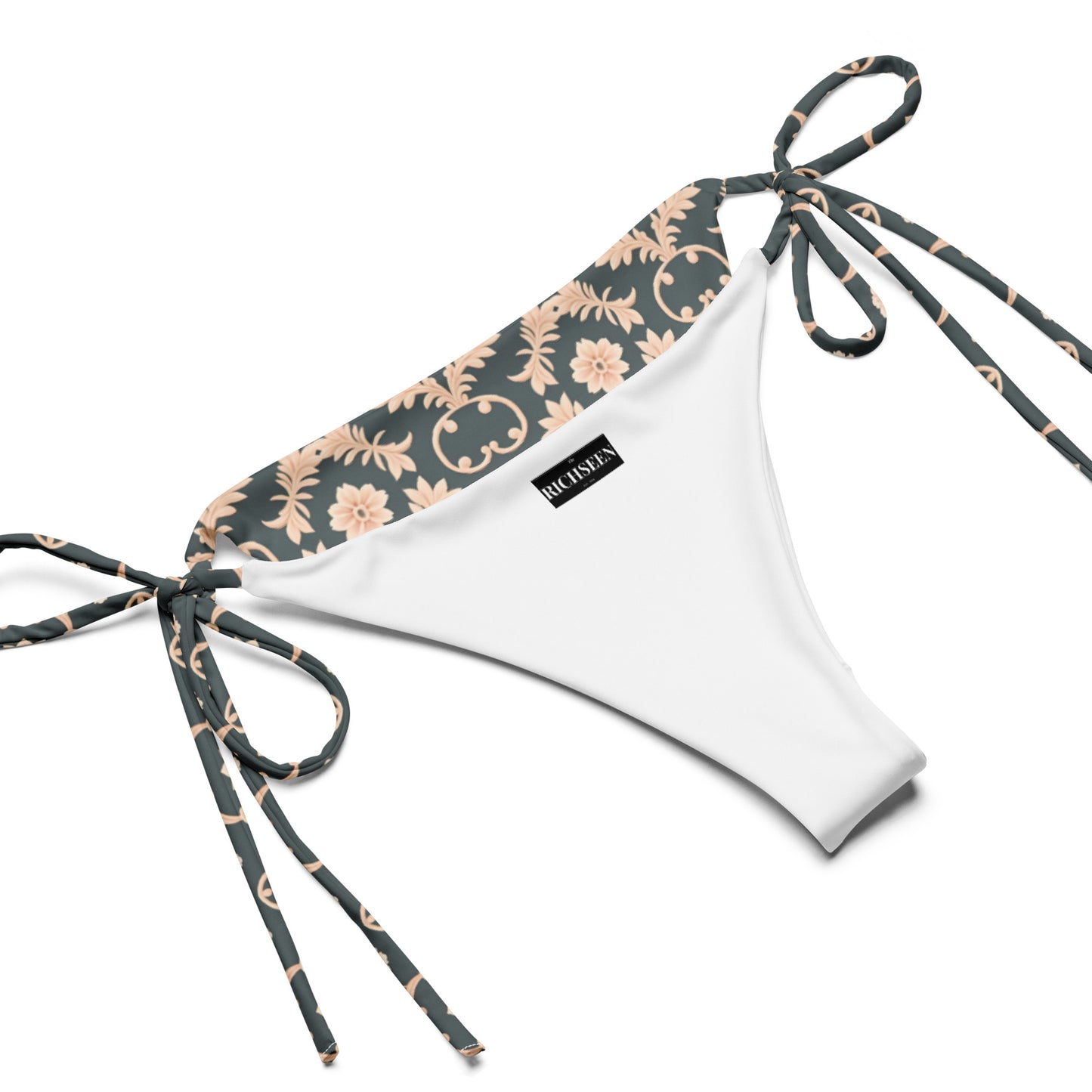 All-over print recycled string bikini