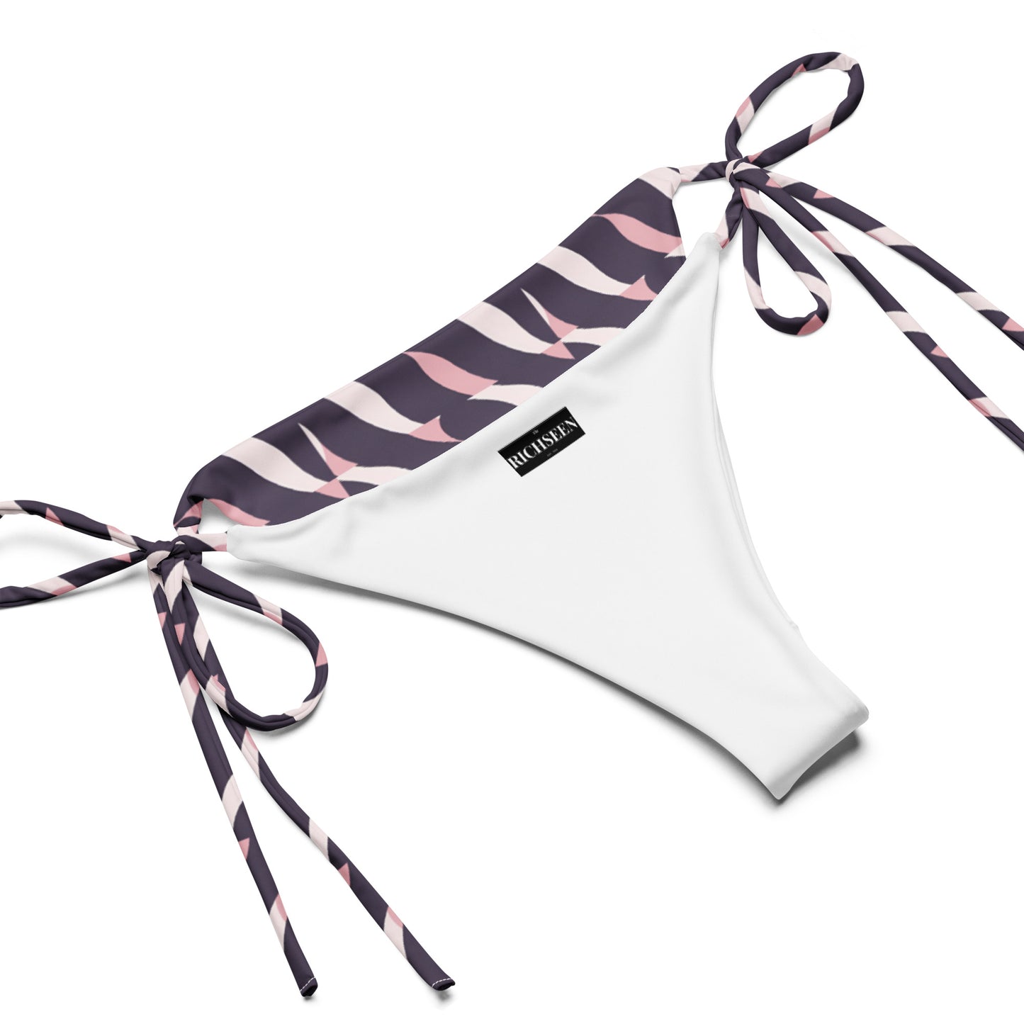 All-over print recycled string bikini