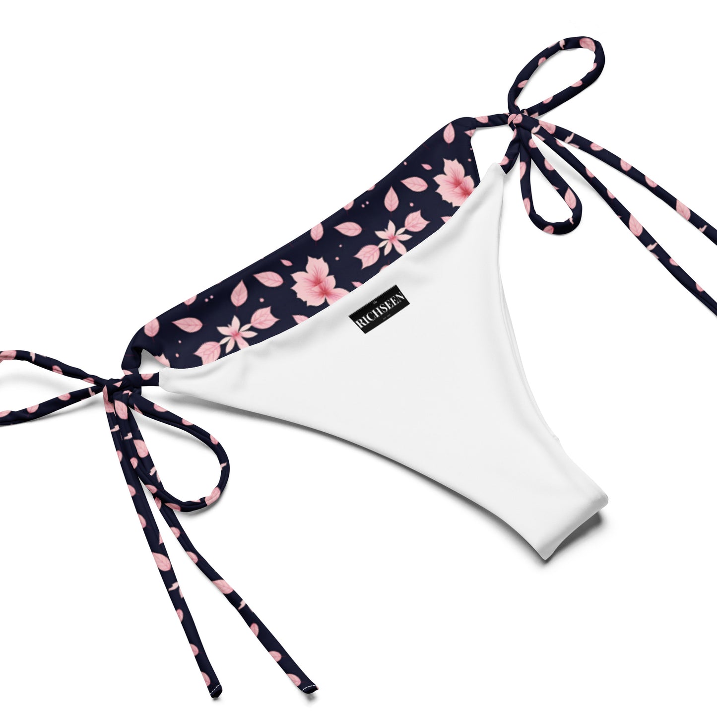 All-over print recycled string bikini