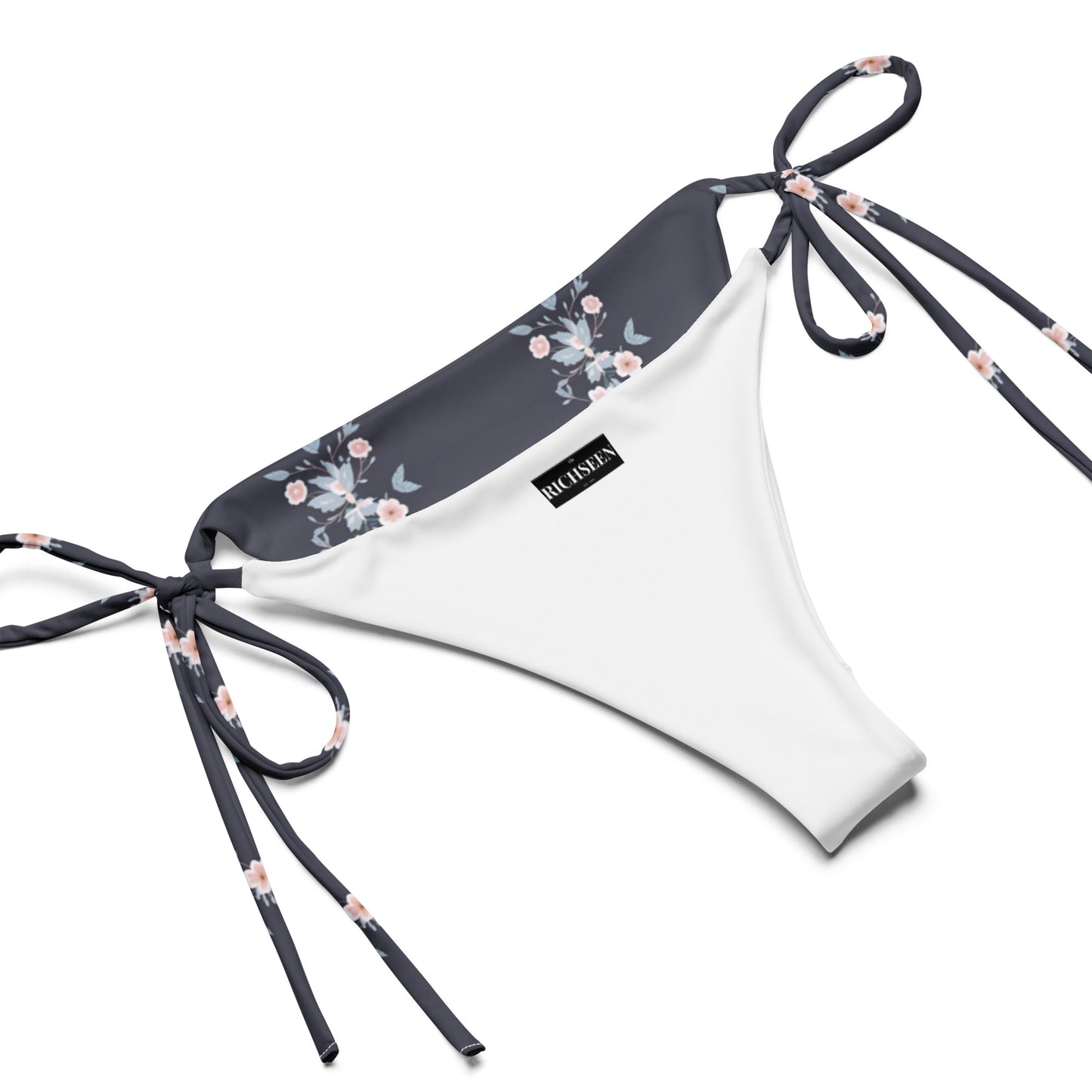 All-over print recycled string bikini