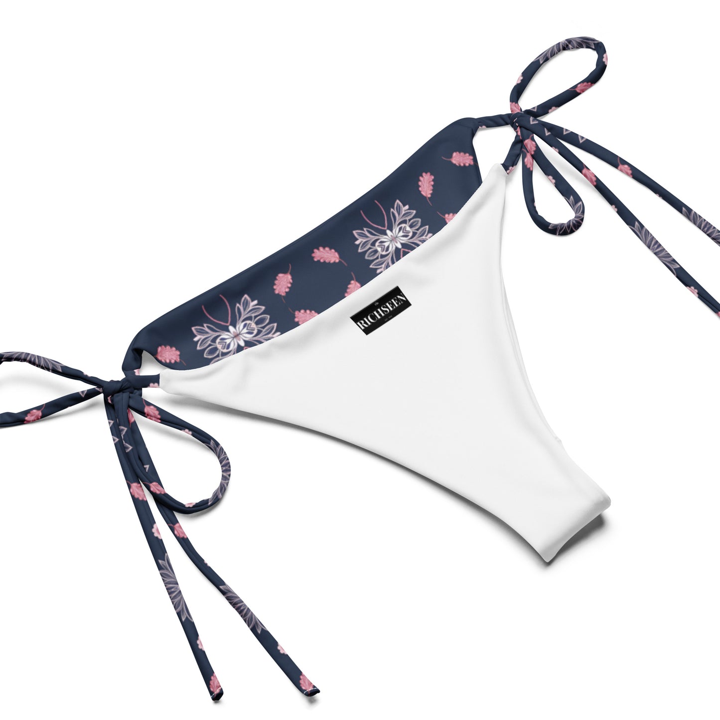 All-over print recycled string bikini