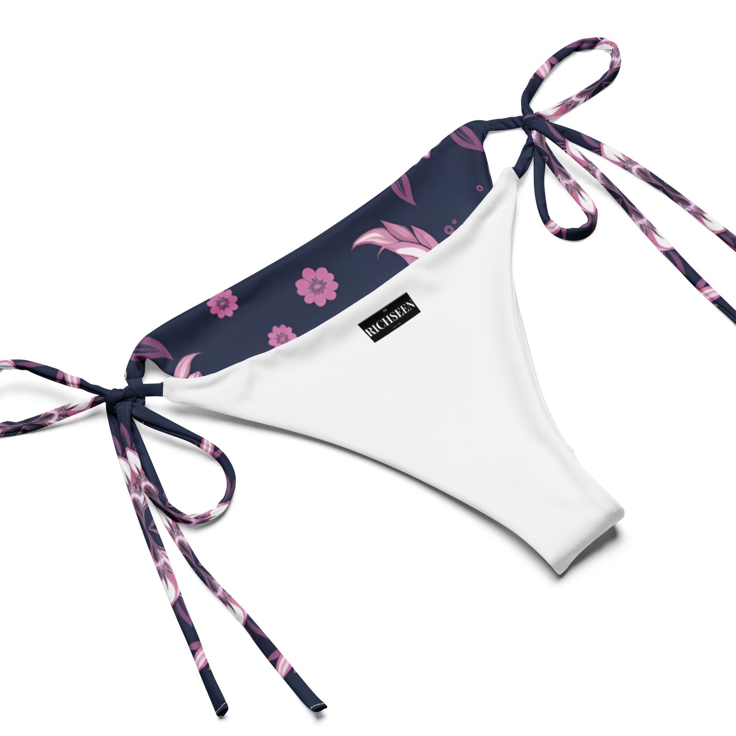 All-over print recycled string bikini