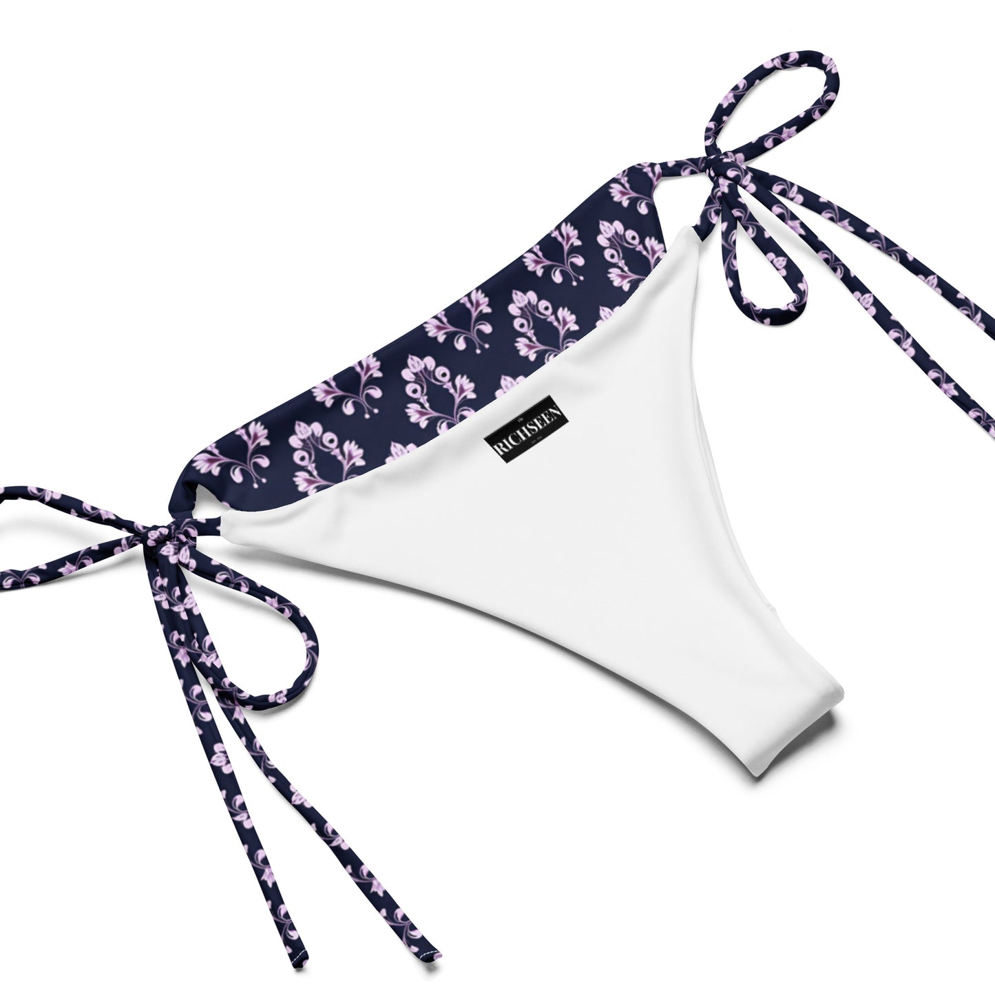 All-over print recycled string bikini