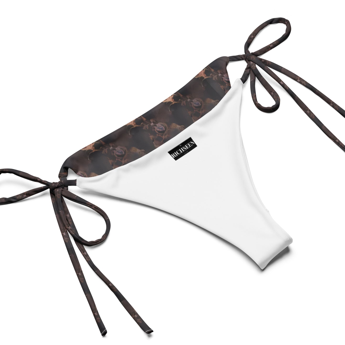 All-over print recycled string bikini