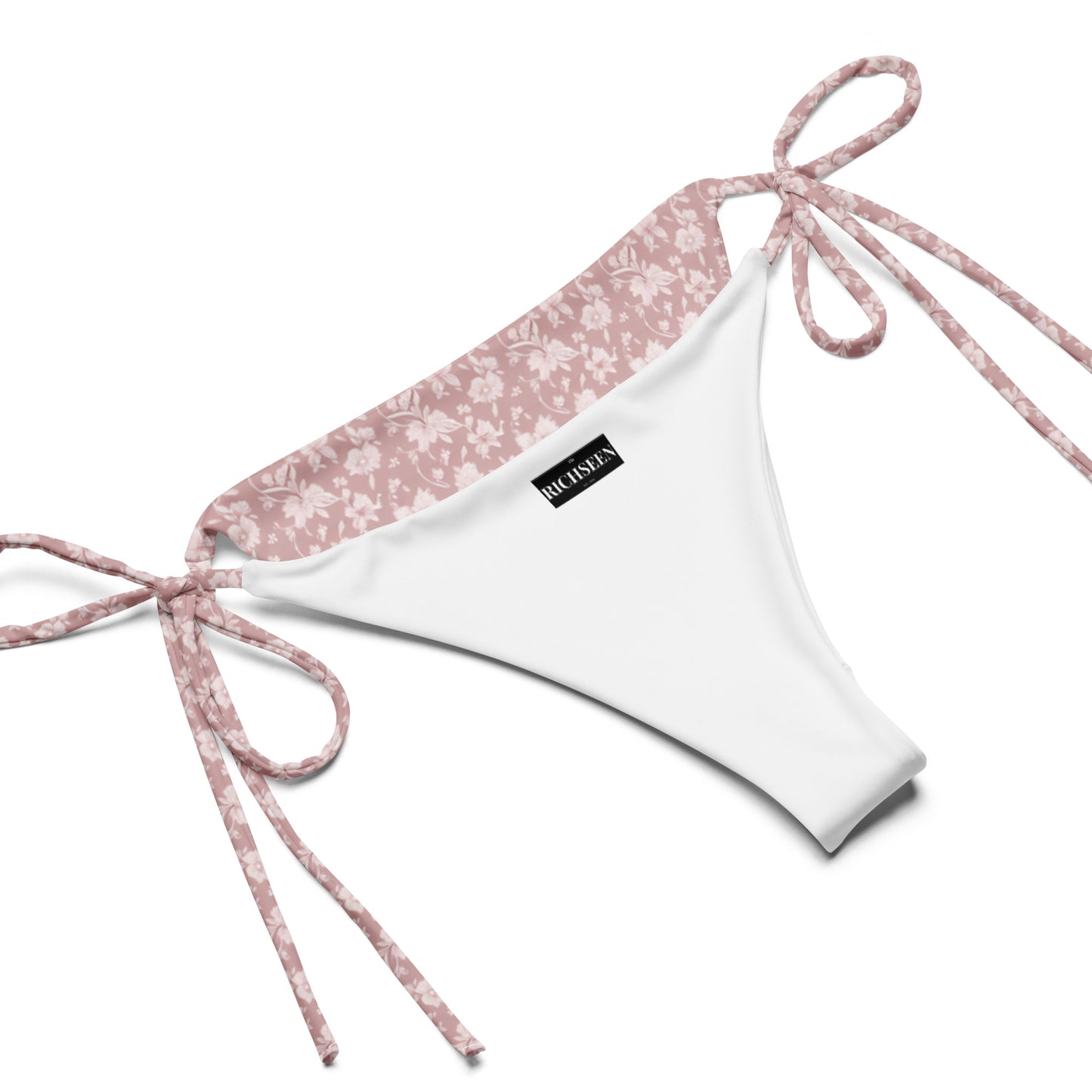 All-over print recycled string bikini