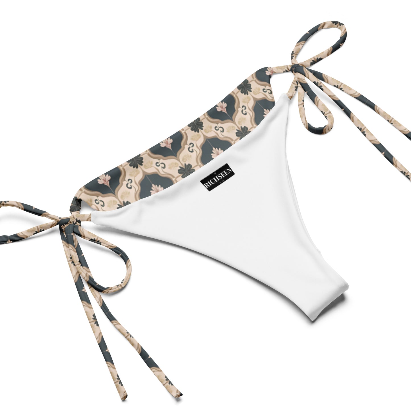 All-over print recycled string bikini