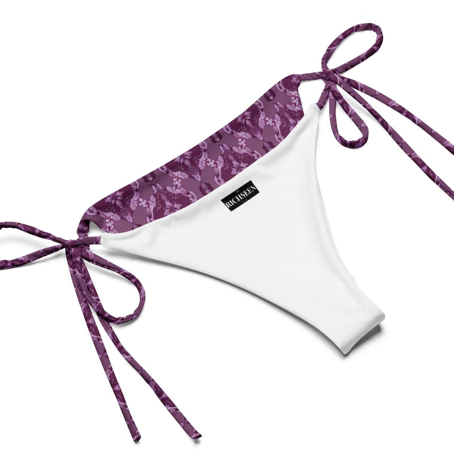 All-over print recycled string bikini