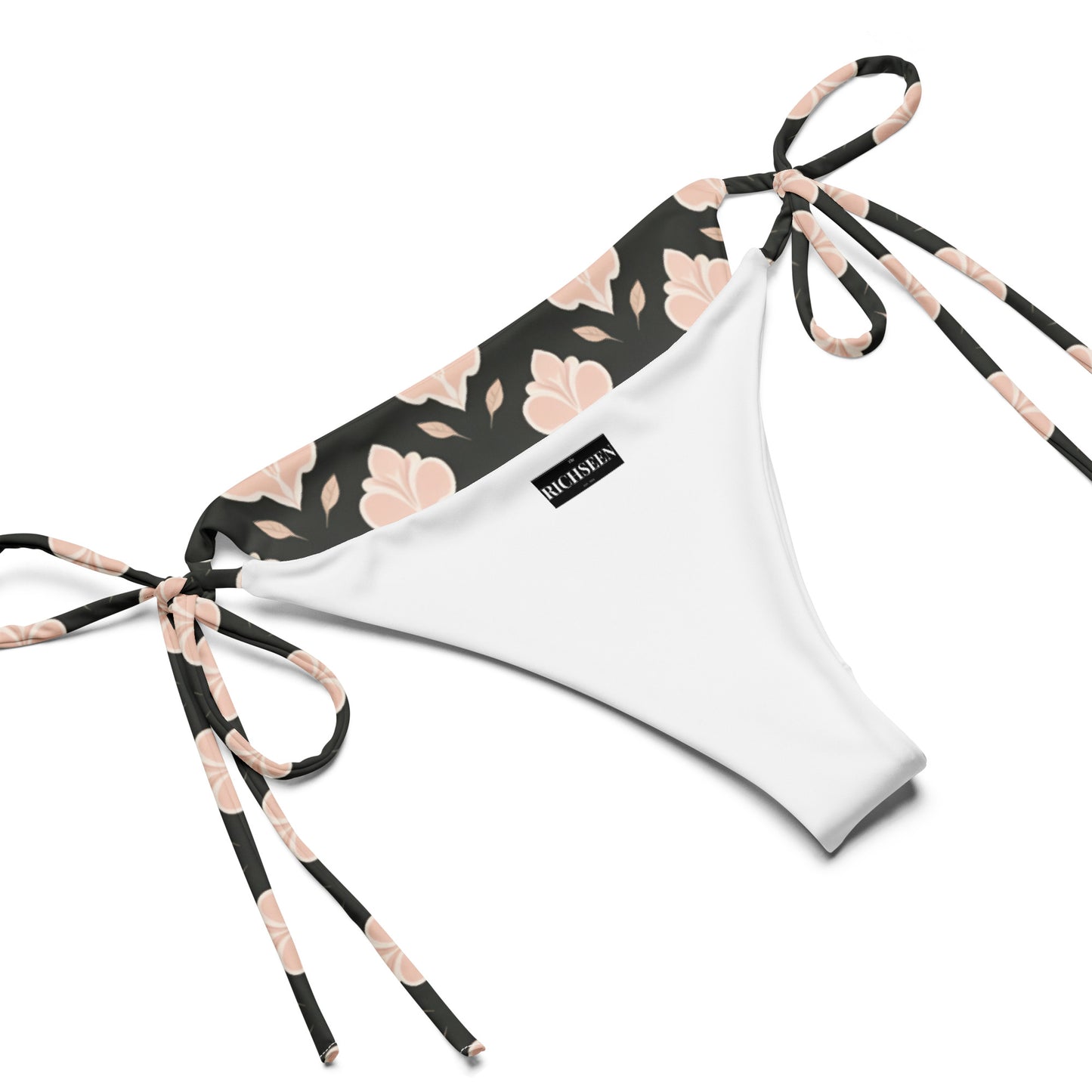 All-over print recycled string bikini