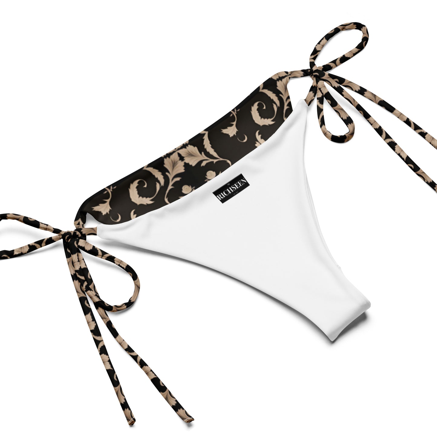 All-over print recycled string bikini