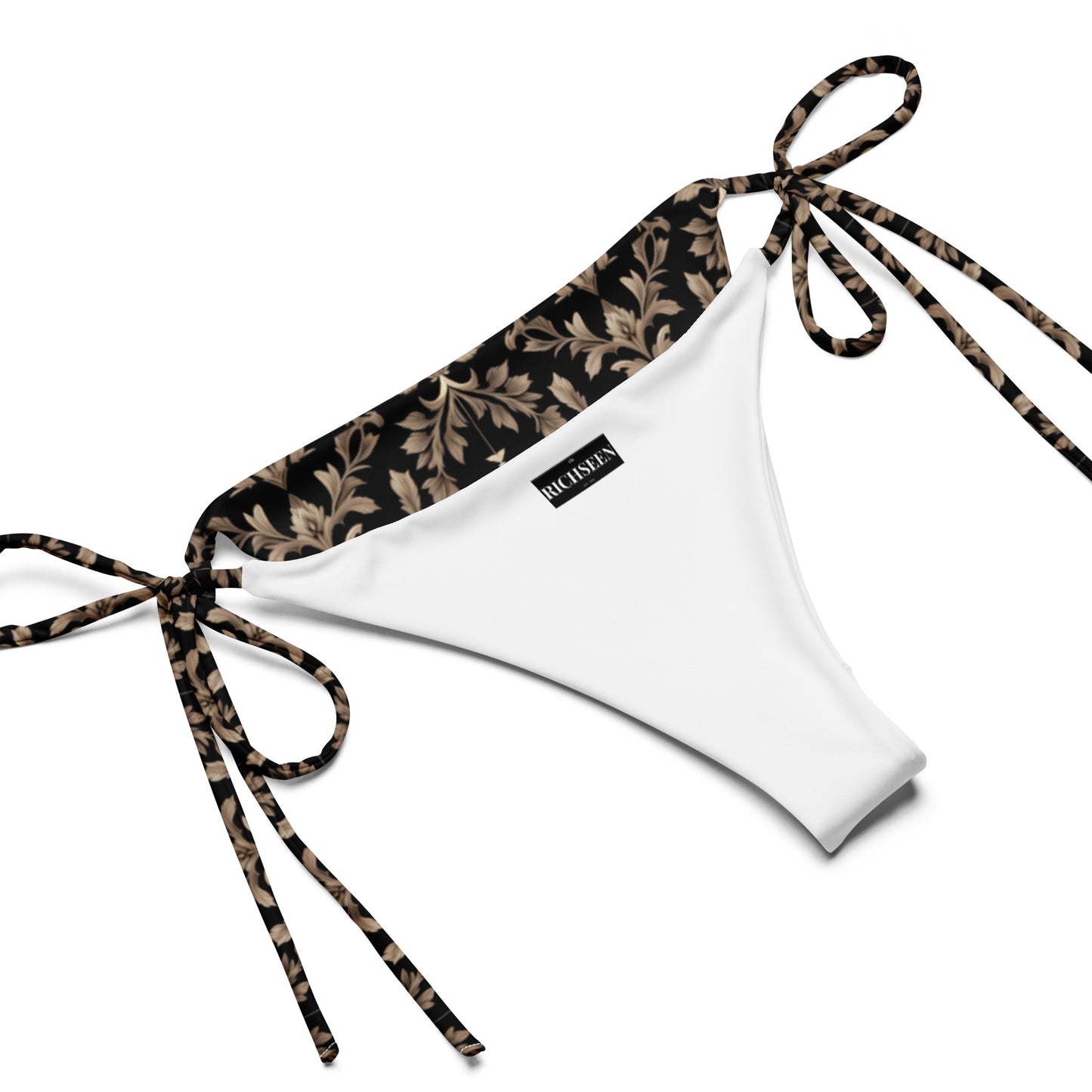 All-over print recycled string bikini