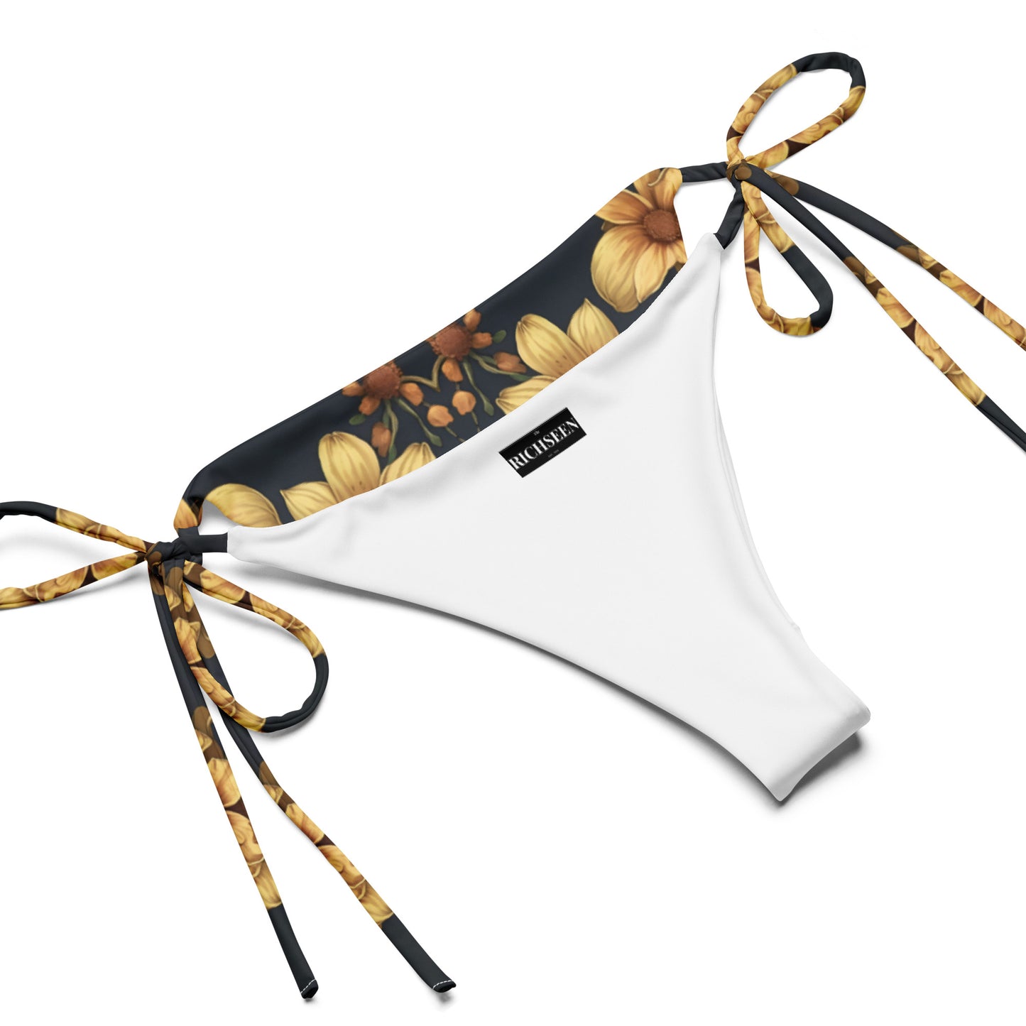 All-over print recycled string bikini