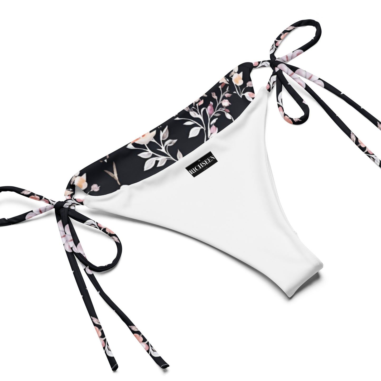 All-over print recycled string bikini