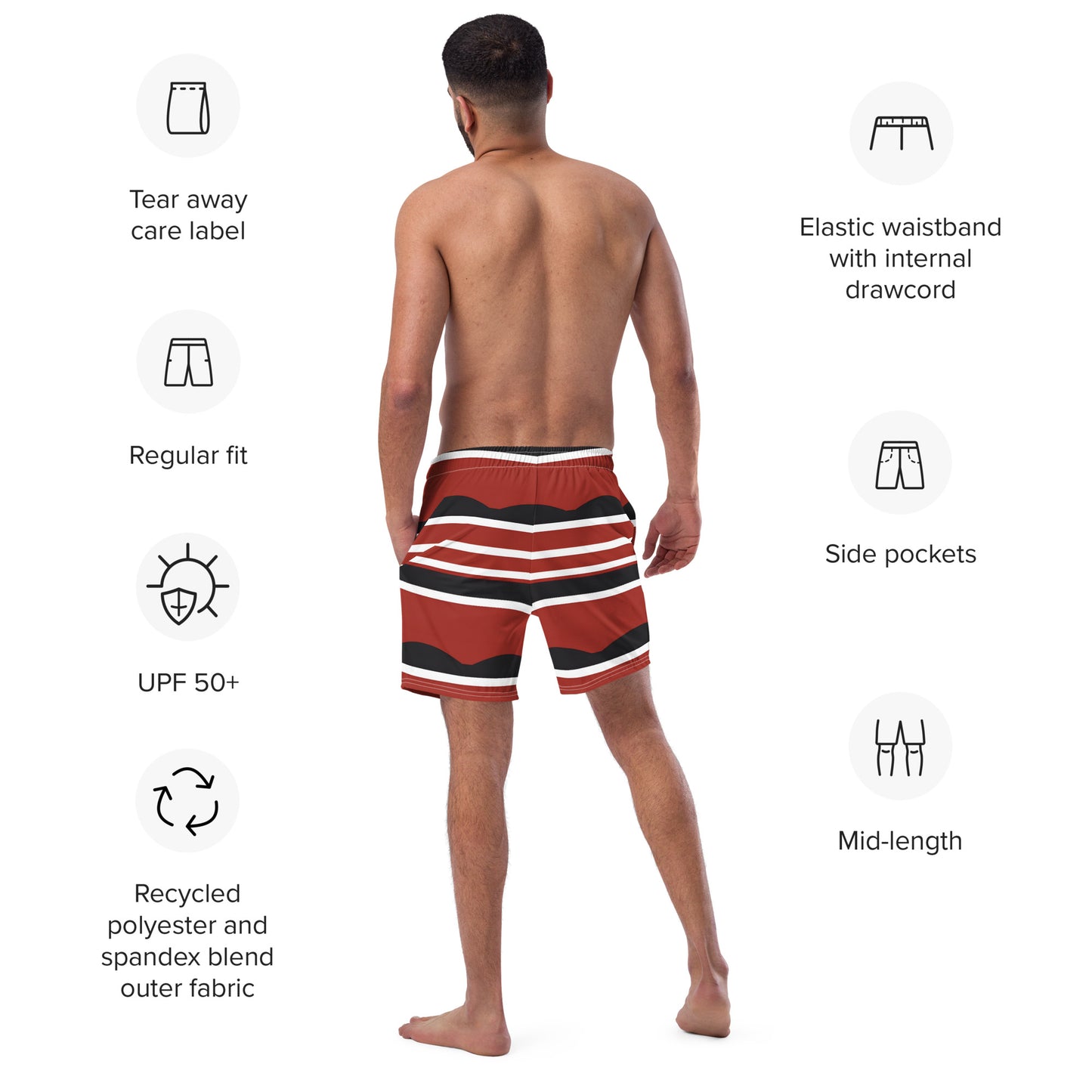 Men's swim trunks