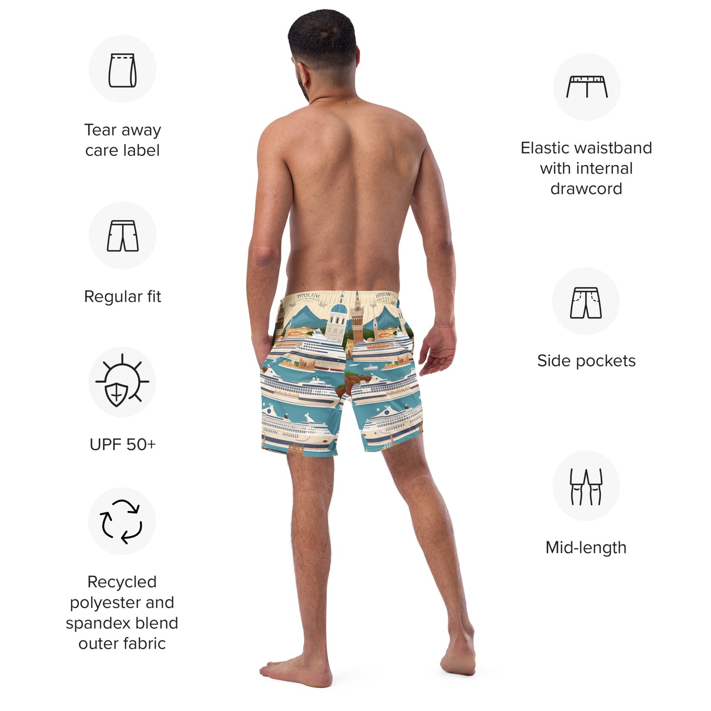 Men's swim trunks