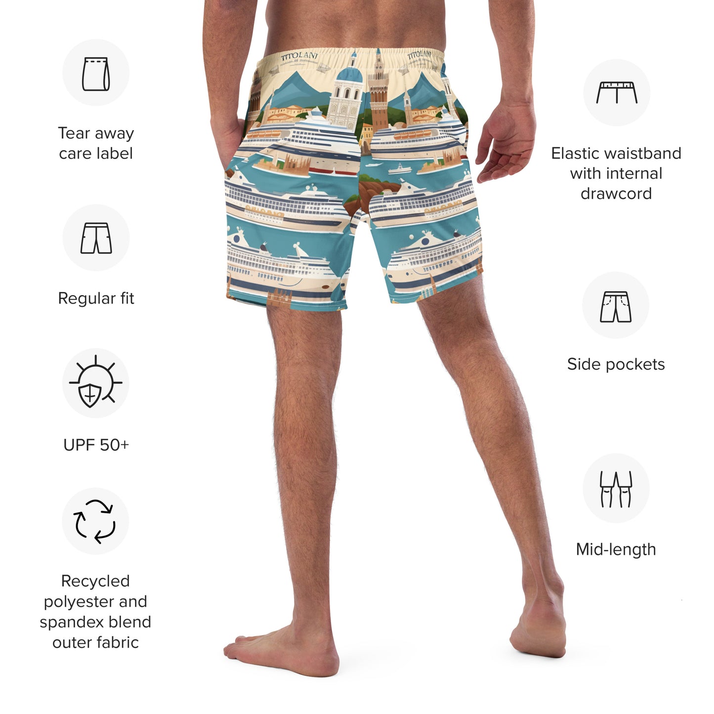 Men's swim trunks