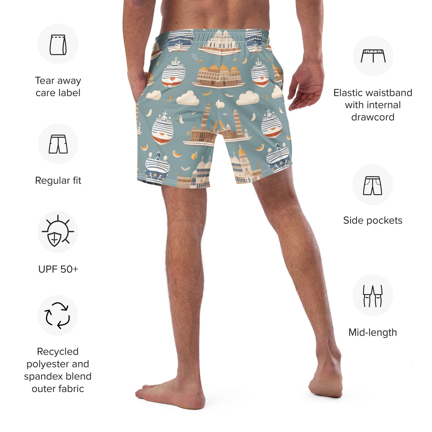 Men's swim trunks