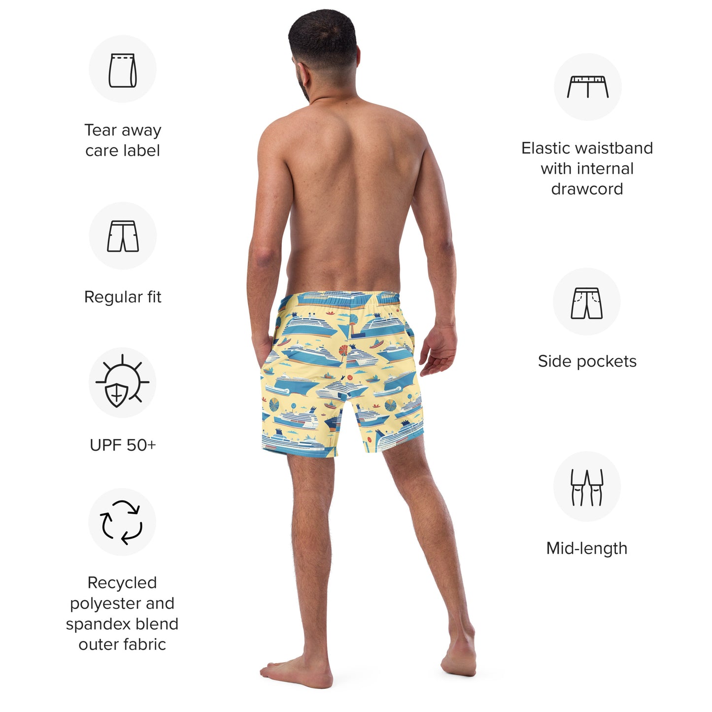 Men's swim trunks