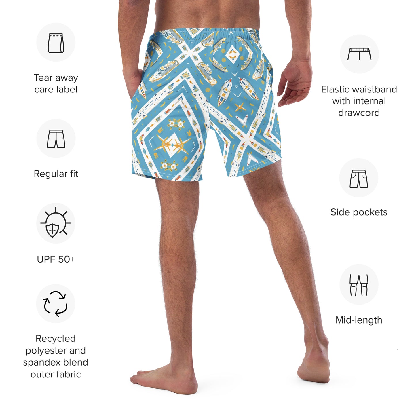 Men's swim trunks