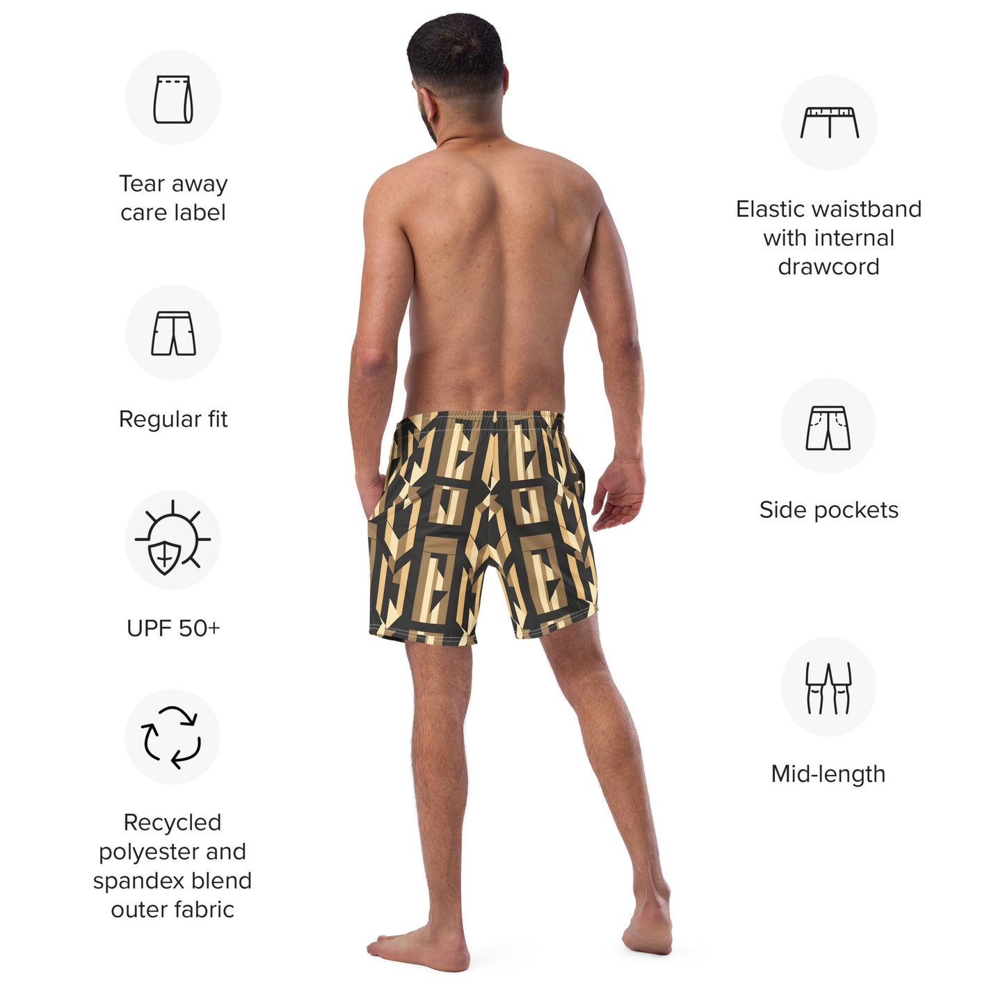 Men's swim trunks