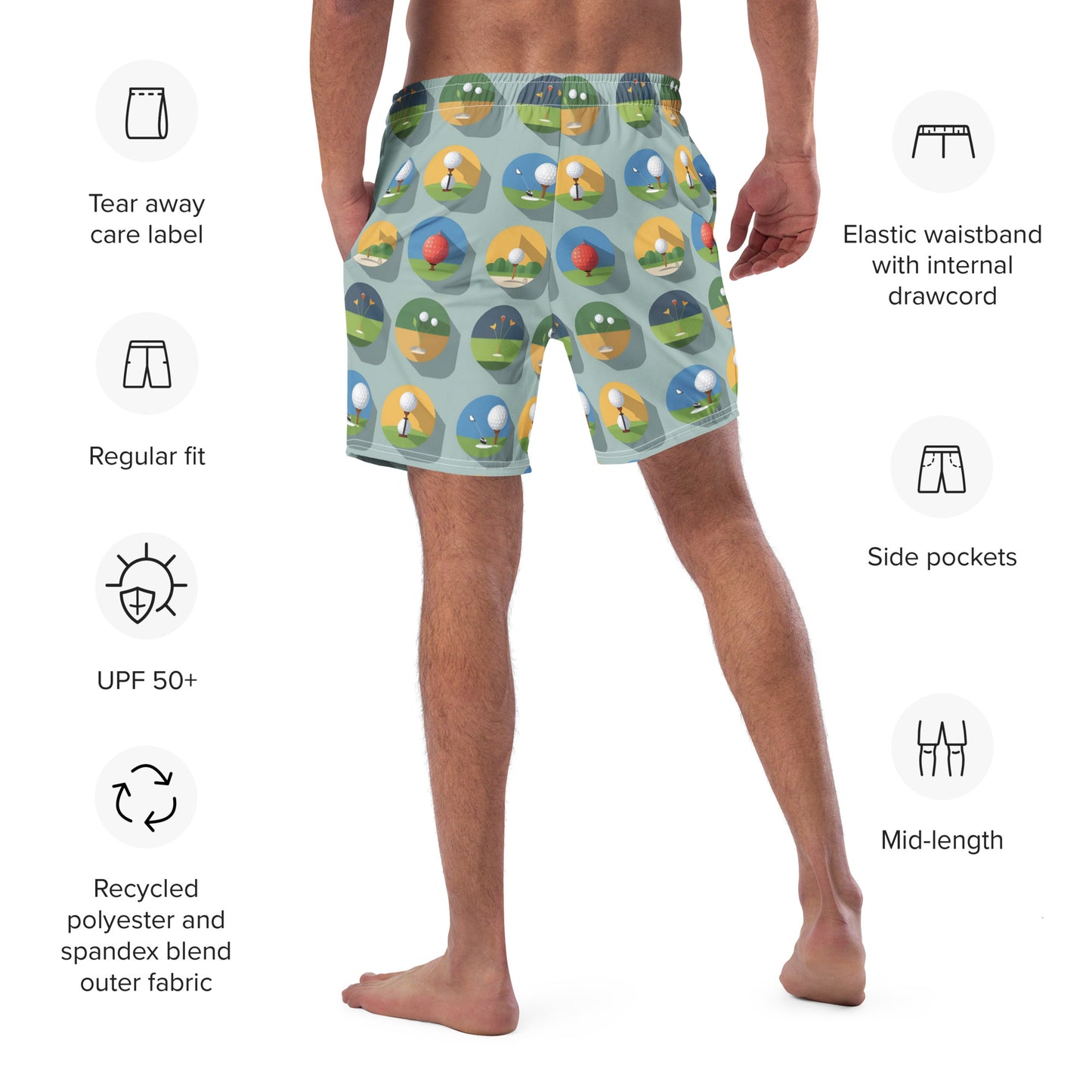 Men's swim trunks