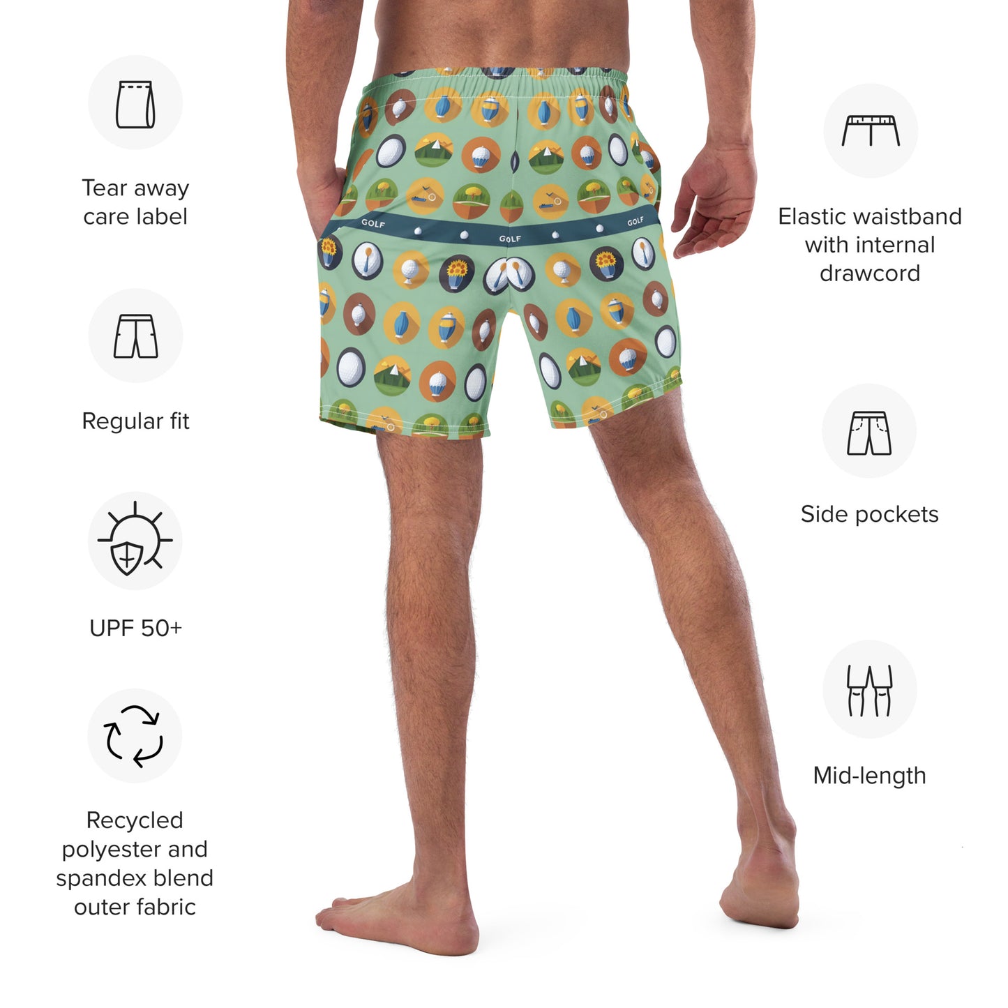 Men's swim trunks