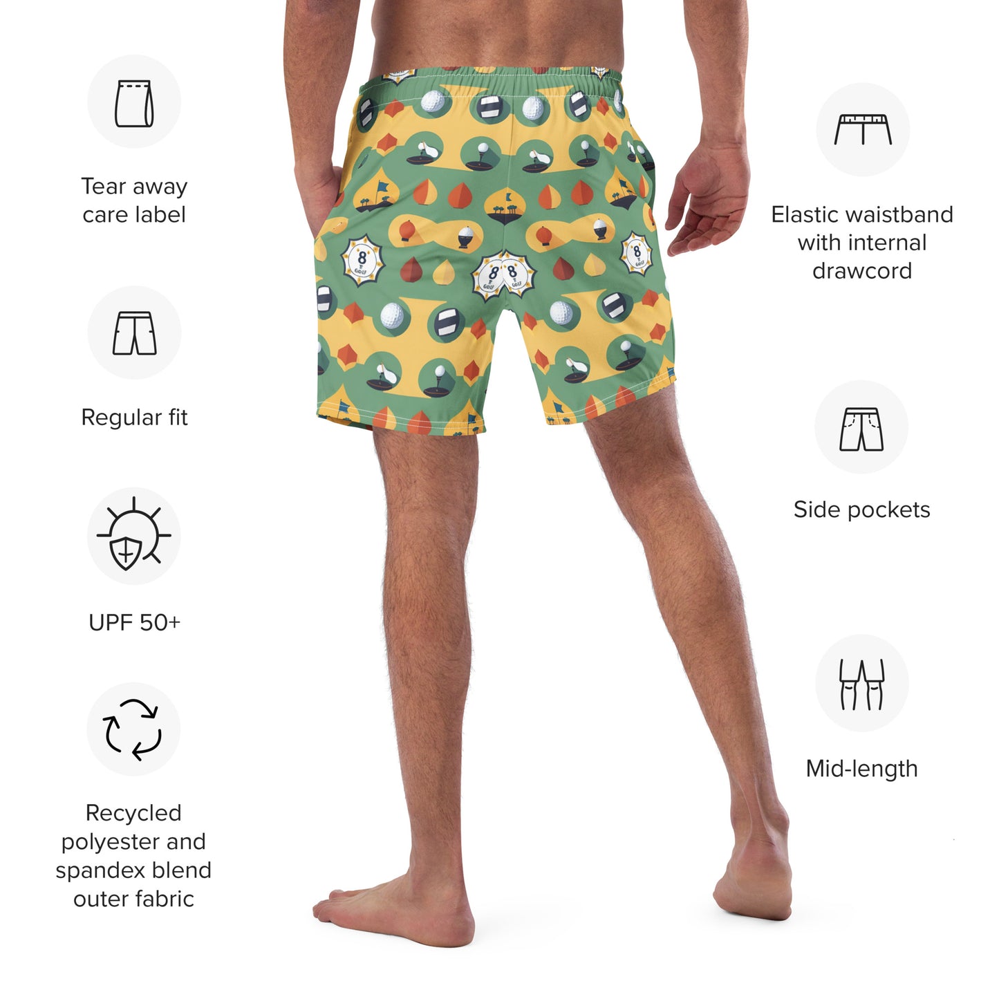 Men's swim trunks