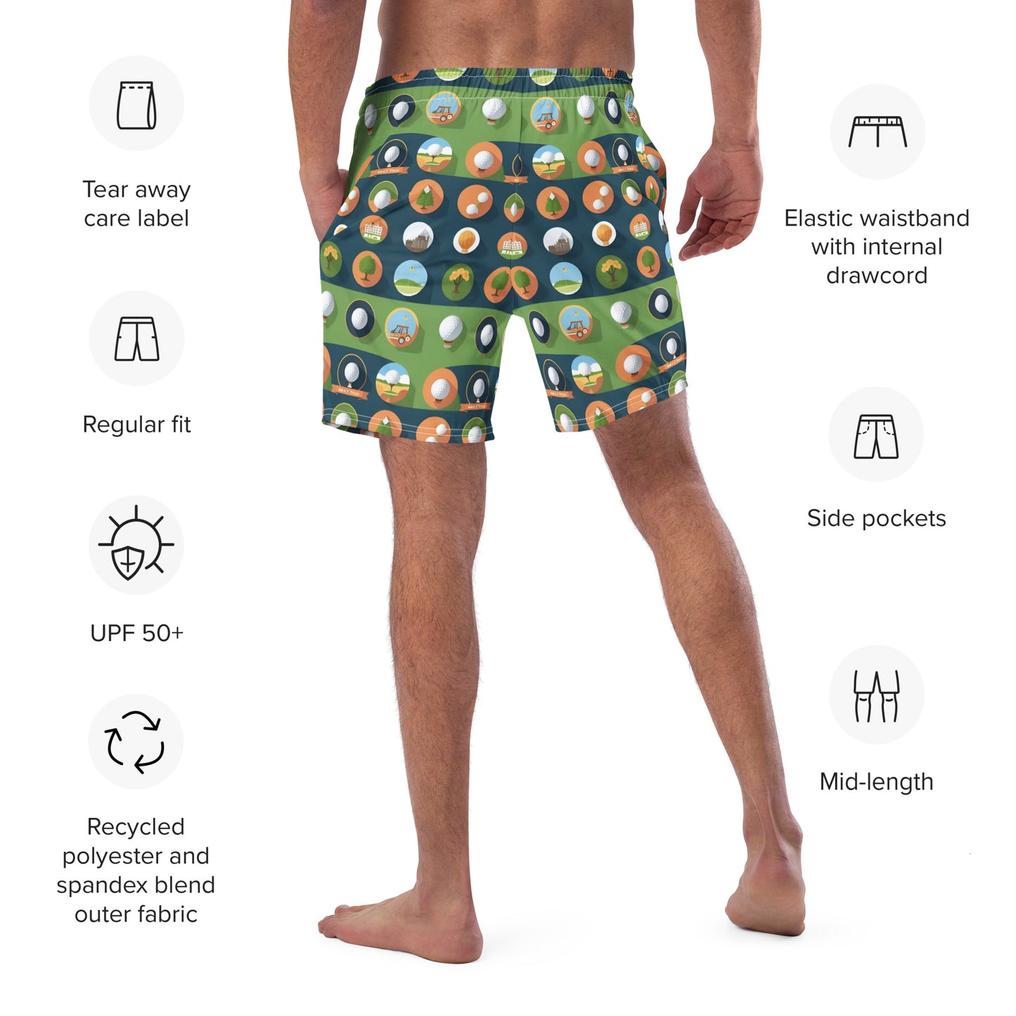 Men's swim trunks