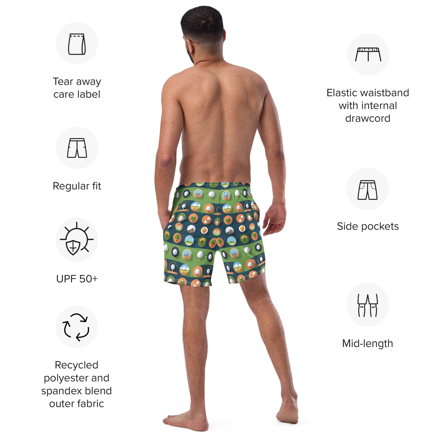 Men's swim trunks