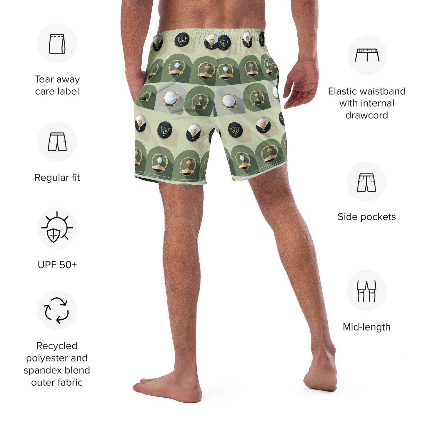 Men's swim trunks