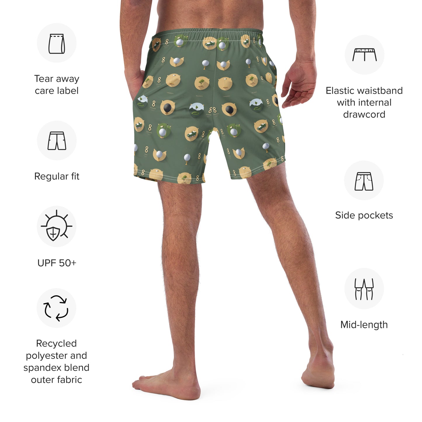 Men's swim trunks