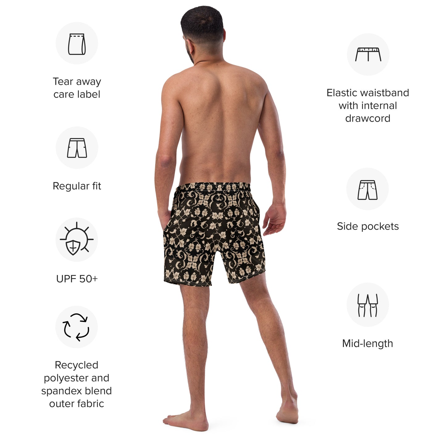 Men's swim trunks