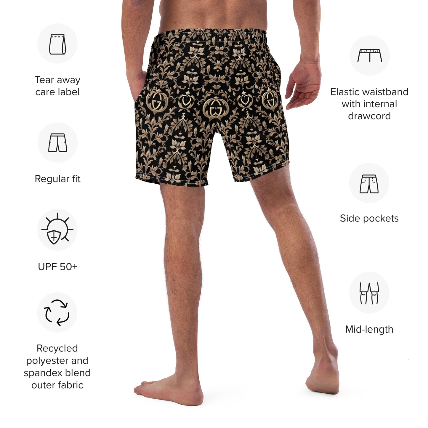 Men's swim trunks